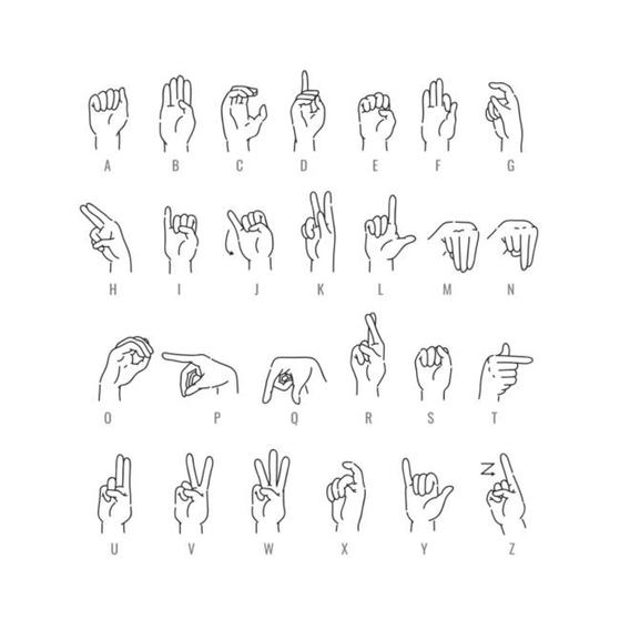 Alphabetical sign language